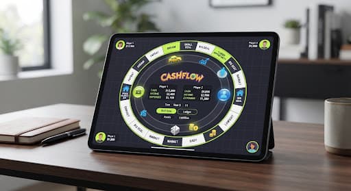 Cashflow: Money Simulator en una tablet